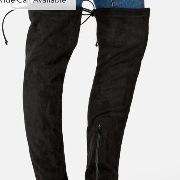 JustFab Stretch Over-the-knee Boot - Picture 5 of 7